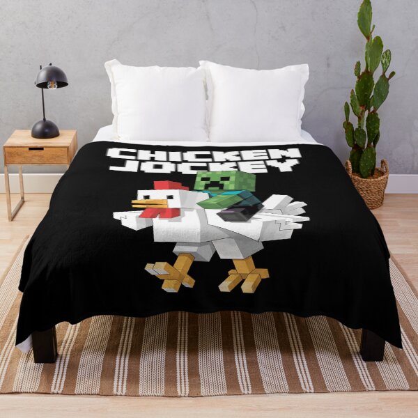 Item preview, Funny Pixel Art Chicken Jockey  designed and sold by ThomasPri34759.