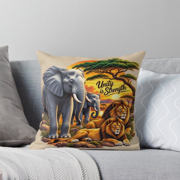 Item preview, Unity in the Wild: Majestic African Wildlife at Sunset designed and sold by 'VARI'.