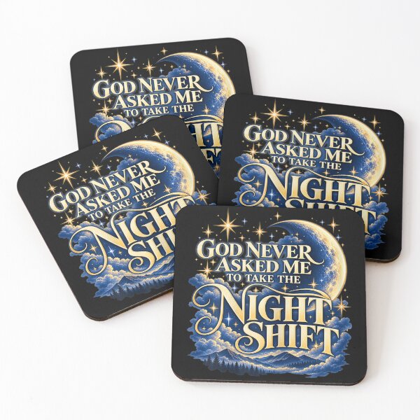 Item preview, God Never Asked Me to Take the Night Shift Christian designed and sold by ViVarRi.