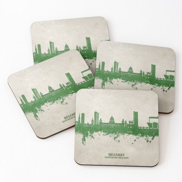Item preview, Belfast Northern Ireland Skyline designed and sold by ArtPrints.