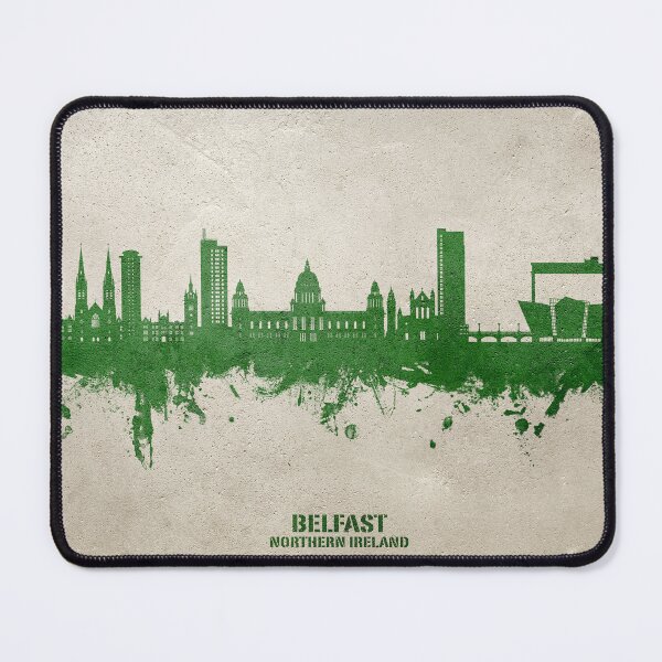 Item preview, Belfast Northern Ireland Skyline designed and sold by ArtPrints.