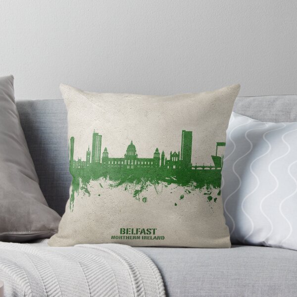 Item preview, Belfast Northern Ireland Skyline designed and sold by ArtPrints.