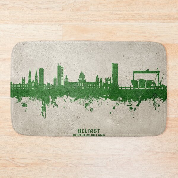 Artikelvorschau, Skyline von Belfast, Nordirland entworfen und verkauft von ArtPrints.