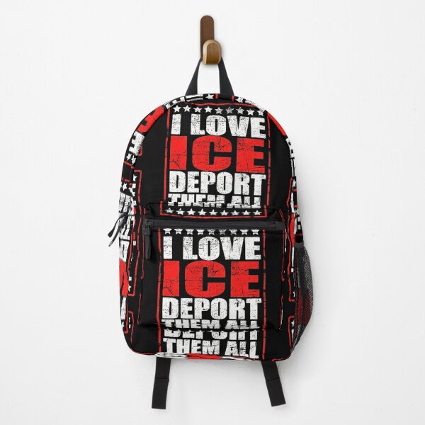 Item preview, I Love ICE Deport Them All Political Conservative Patriotic Design designed and sold by SEINENGAPPI12.