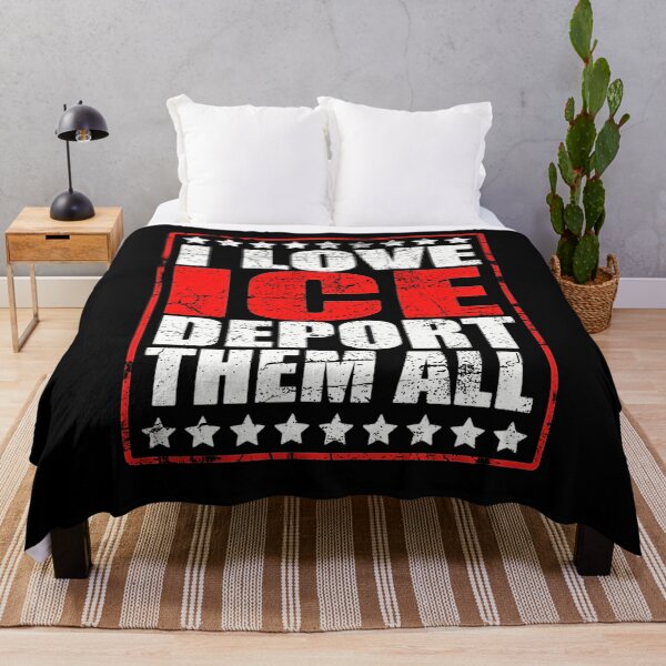 Item preview, I Love ICE Deport Them All Political Conservative Patriotic Design designed and sold by SEINENGAPPI12.