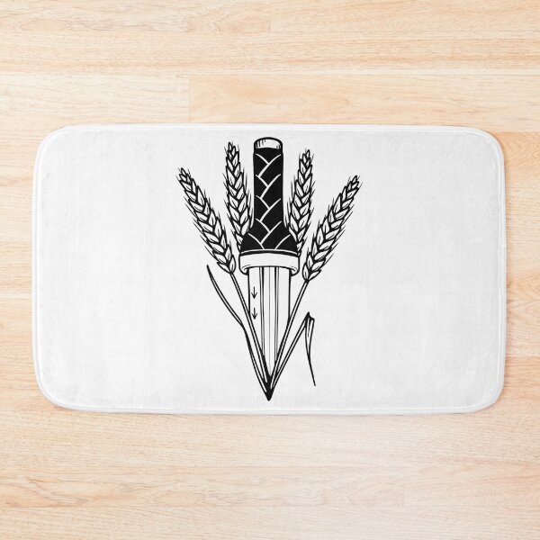 Item preview, Dagger And Harvest  Symbol Of Vinland designed and sold by WakWakDesigns.