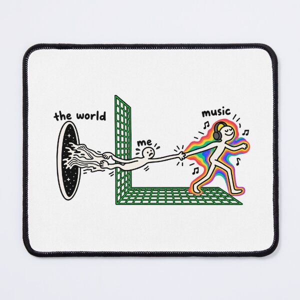 Item preview, Music Connects Us Across Dimensions designed and sold by MonkiFlipp.