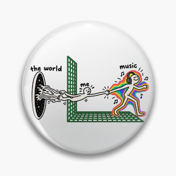Item preview, Music Connects Us Across Dimensions designed and sold by MonkiFlipp.