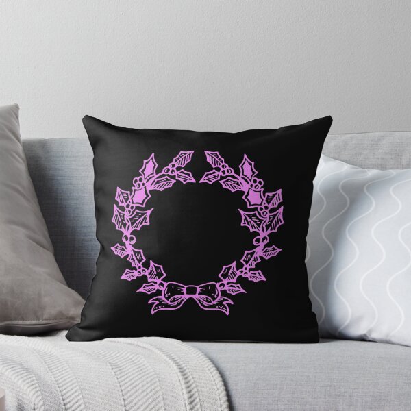 Item preview, Violet Vintage Holly Wreath Christmas Design designed and sold by pattern-archive.