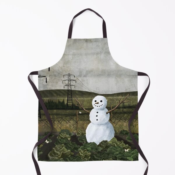 Artikelvorschau, Im Kohlbeet steht ein Schneemann. entworfen und verkauft von pictoartcrew.