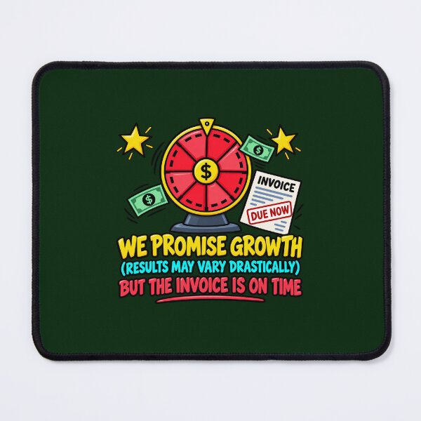 Item preview, Digital Marketing Agency Sarcastic Funny Quote - We Promise Growth Agency Joke designed and sold by TribeGlyph.