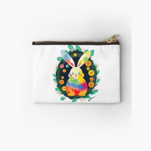 Item preview, Cute Bunny Colorful Easter Egg Floral Funny Bunny Easter designed and sold by glorianadrew.