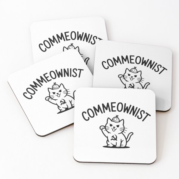 Item preview, Commeownist — Funny Communist Cat Pun Design designed and sold by LoFizzy.