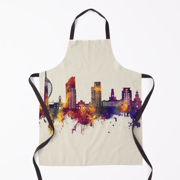 Item preview, Portsmouth England Skyline designed and sold by ArtPrints.