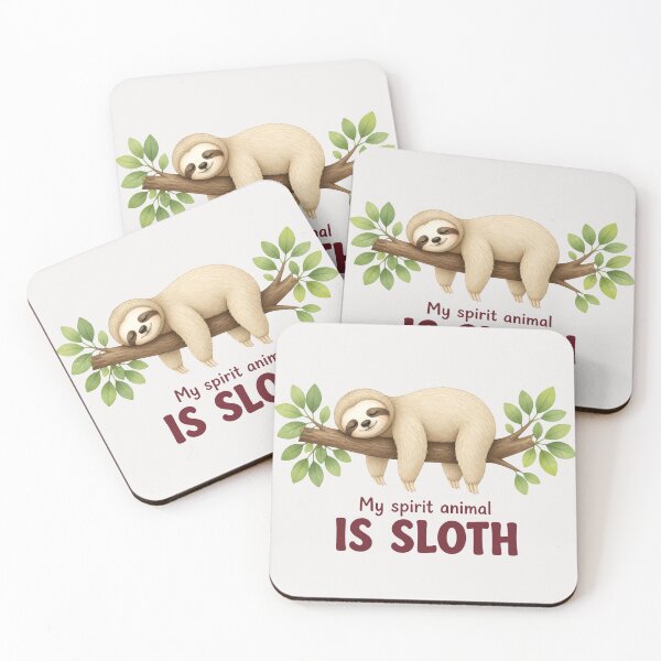 Item preview, My Spirit Animal Is Sloth designed and sold by TshirtsOnline-.