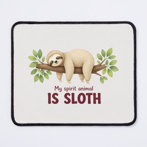 Item preview, My Spirit Animal Is Sloth designed and sold by TshirtsOnline-.