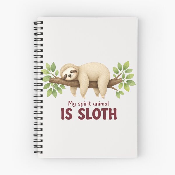 Item preview, My Spirit Animal Is Sloth designed and sold by TshirtsOnline-.