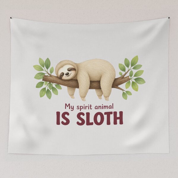 Item preview, My Spirit Animal Is Sloth designed and sold by TshirtsOnline-.