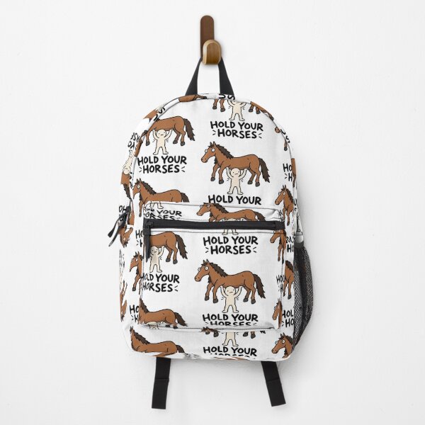 Item preview, Hold Your Horses Funny Horse Pun designed and sold by MonkiFlipp.