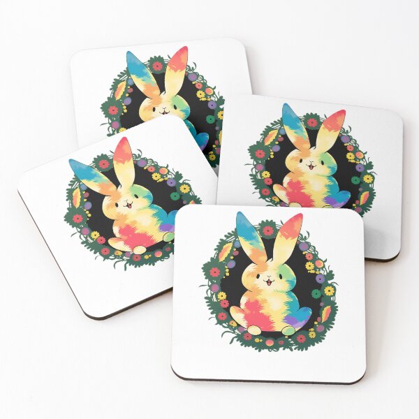 Item preview, Cute Bunny Colorful Easter Egg Floral Funny Bunny Easter designed and sold by glorianadrew.