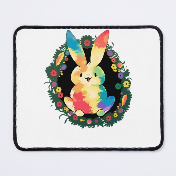 Item preview, Cute Bunny Colorful Easter Egg Floral Funny Bunny Easter designed and sold by glorianadrew.