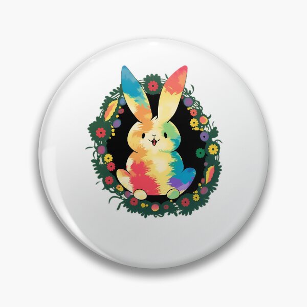 Item preview, Cute Bunny Colorful Easter Egg Floral Funny Bunny Easter designed and sold by glorianadrew.
