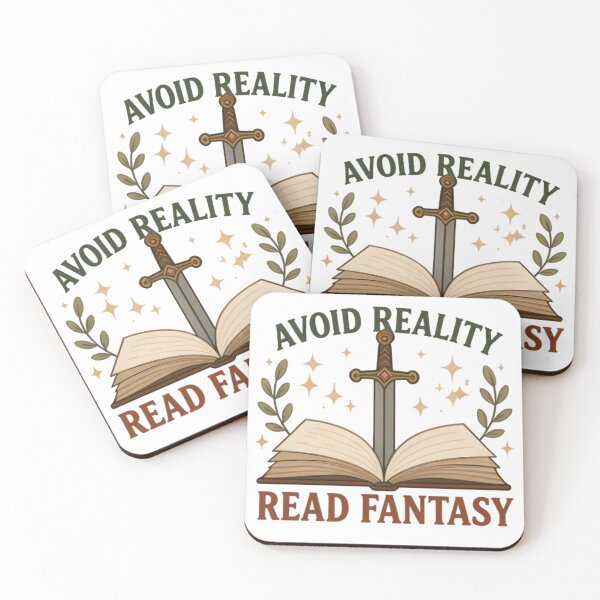 Item preview, Avoid Reality Read Fantasy - Bookish Fantasy Reader designed and sold by aysenism.