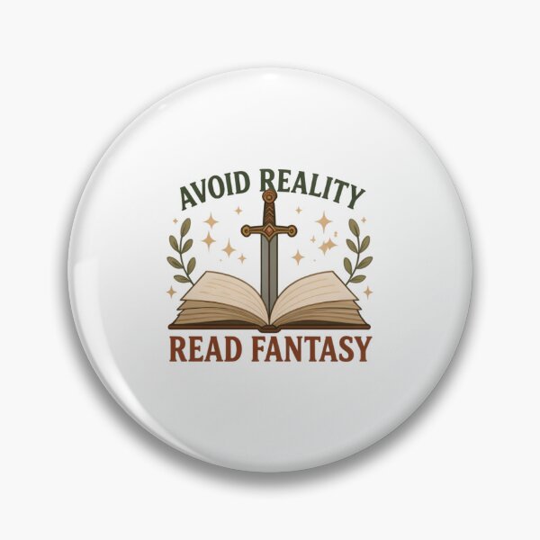 Item preview, Avoid Reality Read Fantasy - Bookish Fantasy Reader designed and sold by aysenism.