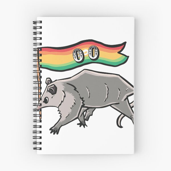 Item preview, Opossum Holding Infinity Rainbow Banner designed and sold by KAMILANDOVAL.