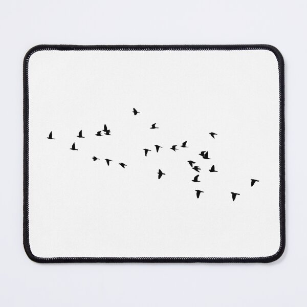 Item preview, World Map Made of Birds - Minimalist Travel and Wanderlust Art designed and sold by Elite Wall Art.