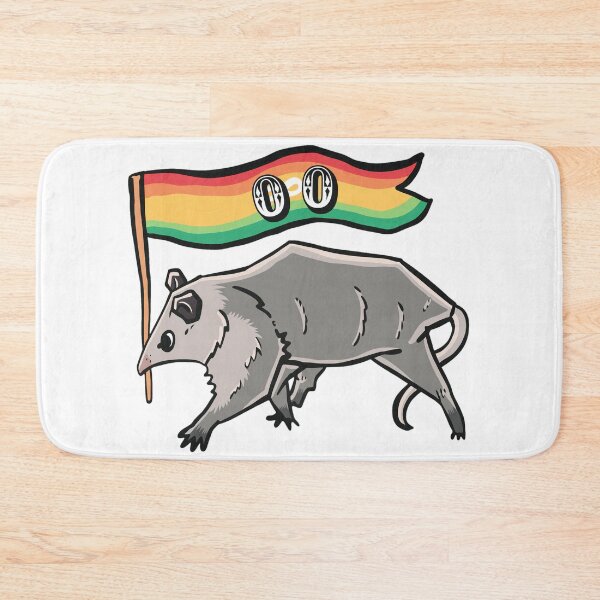 Item preview, Opossum Holding Infinity Rainbow Banner designed and sold by KAMILANDOVAL.