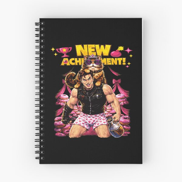 Item preview, Retro Achievement Cat Man Funny designed and sold by FrankHamm74437.
