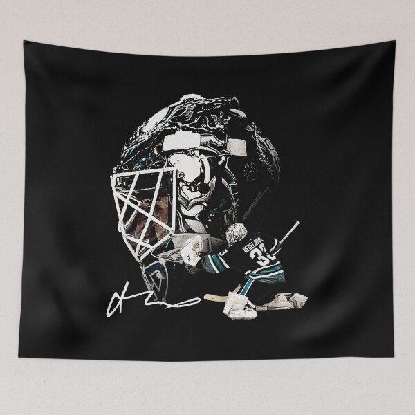 Item preview, Vintage Goalie Mask Hockey Player Art designed and sold by ThomasPri34759.