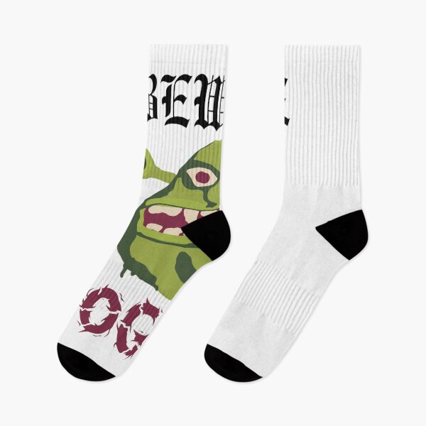 Item preview, Beware Ogre Distorted Cartoon Horror Face designed and sold by KAMILANDOVAL.