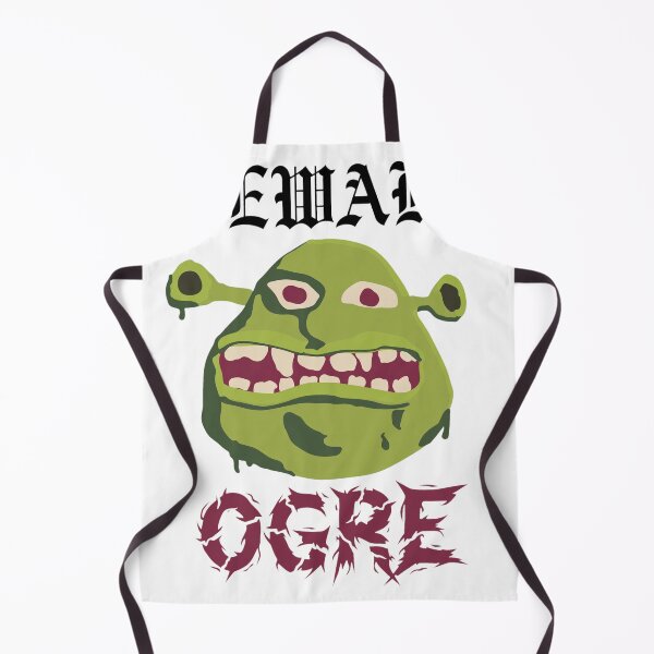 Item preview, Beware Ogre Distorted Cartoon Horror Face designed and sold by KAMILANDOVAL.