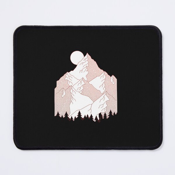 Item preview, Linear Mountain Sun Forest Graphic designed and sold by ruddenlrpruit.