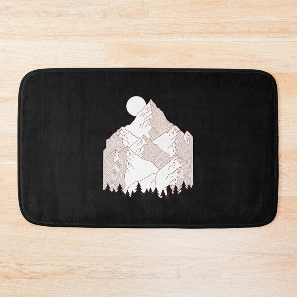 Item preview, Linear Mountain Sun Forest Graphic designed and sold by ruddenlrpruit.