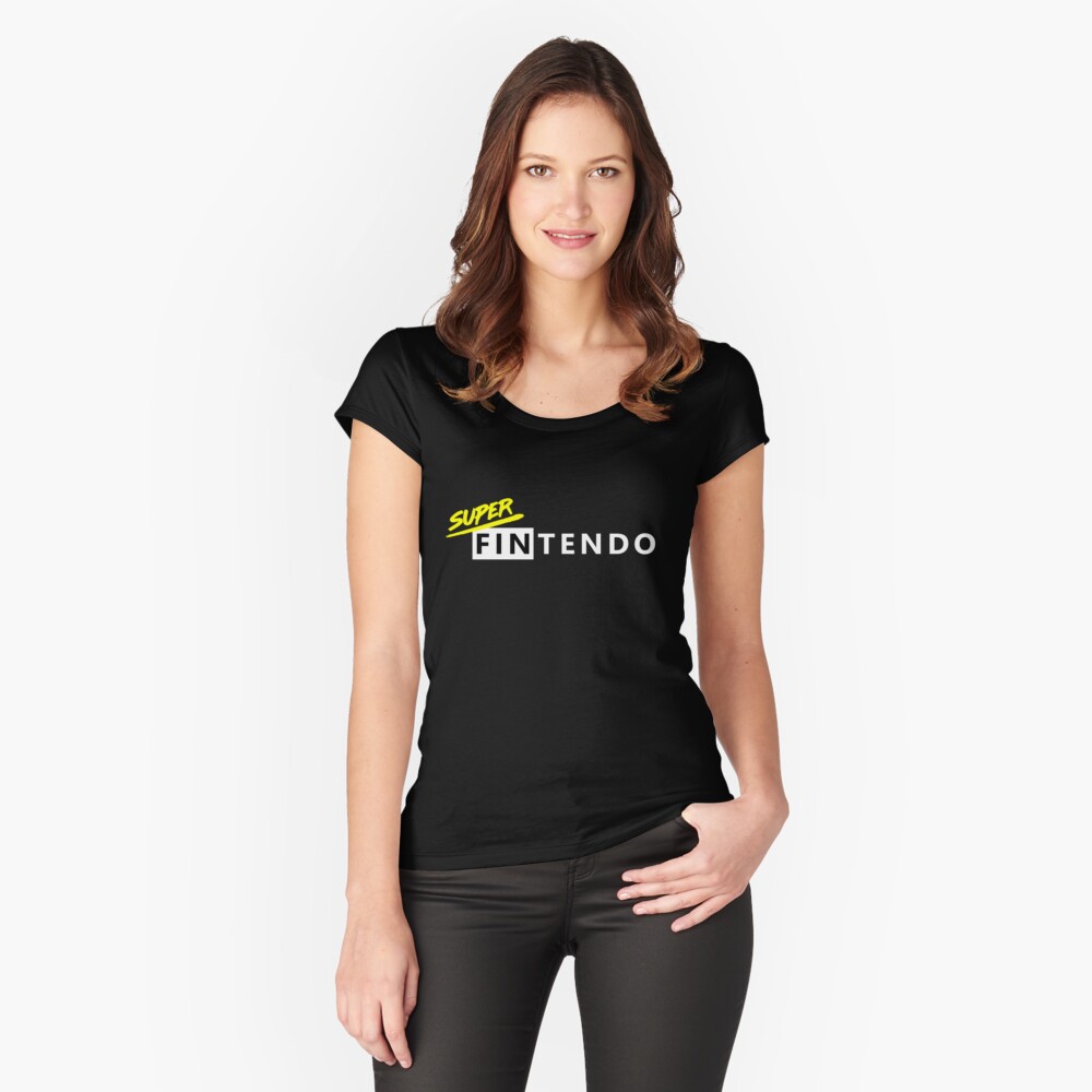 Item preview, Fitted Scoop T-Shirt designed and sold by Fintendo.