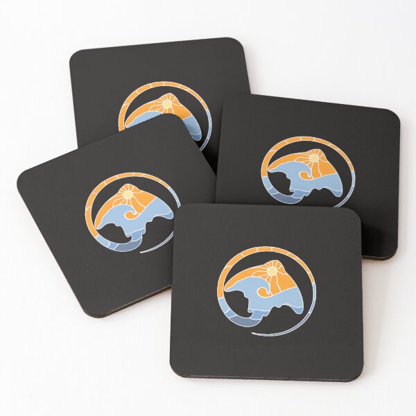 Item preview, Sunset Ocean Waves Emblem designed and sold by mcconnlllobato.