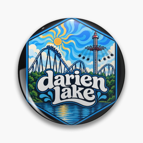 Item preview, Darien Lake New York Travel Trippy designed and sold by TomFrontierArt.