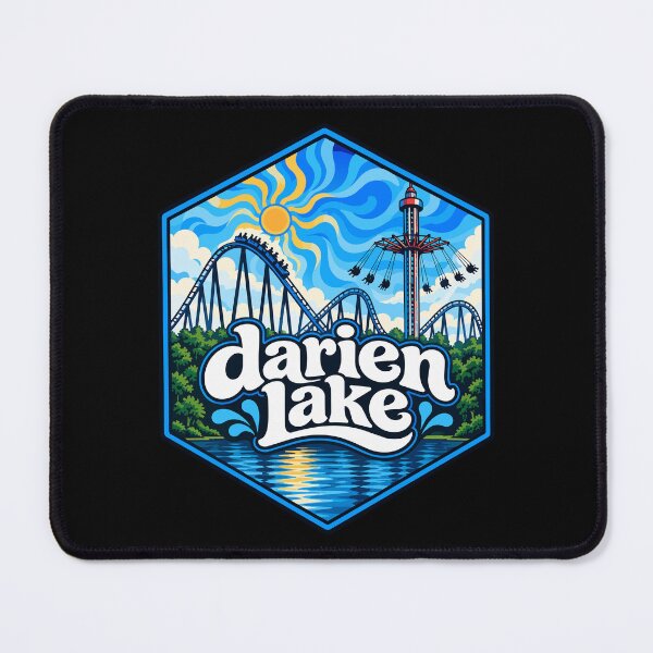 Item preview, Darien Lake New York Travel Trippy designed and sold by TomFrontierArt.
