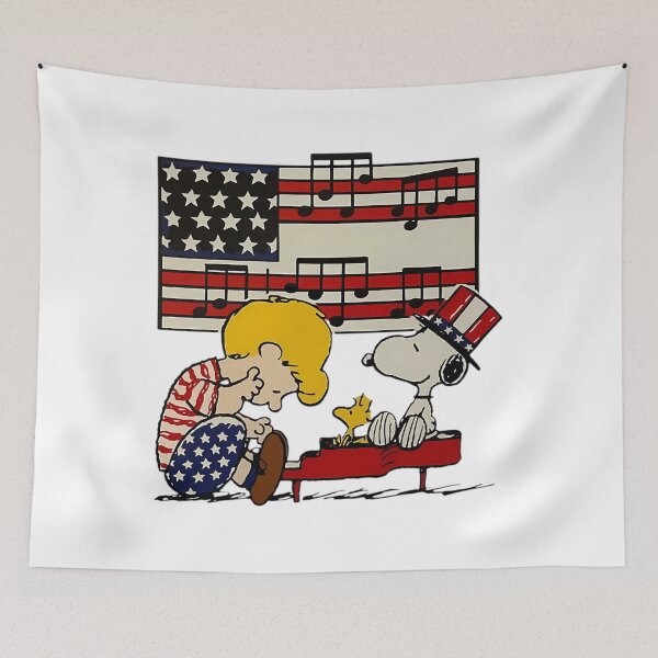 Item preview, Patriotic Piano Snoopy  Schroeder designed and sold by print lovers.