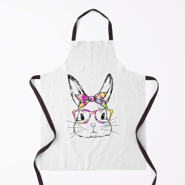 Item preview, Cute Bunny Rabbit Face Tie Dye Glasses Girl Happy Easter Day designed and sold by glorianadrew.