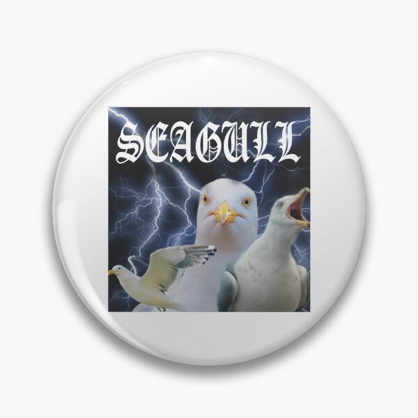 Item preview, Storm Seagull Metal Logo  designed and sold by KAMILANDOVAL.