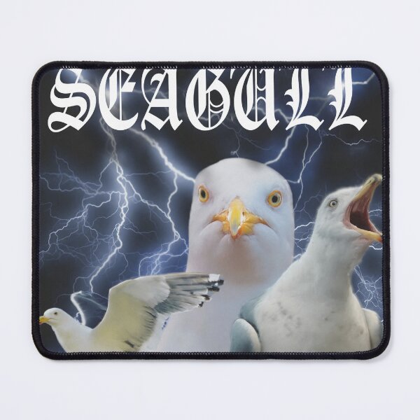 Item preview, Storm Seagull Metal Logo  designed and sold by KAMILANDOVAL.