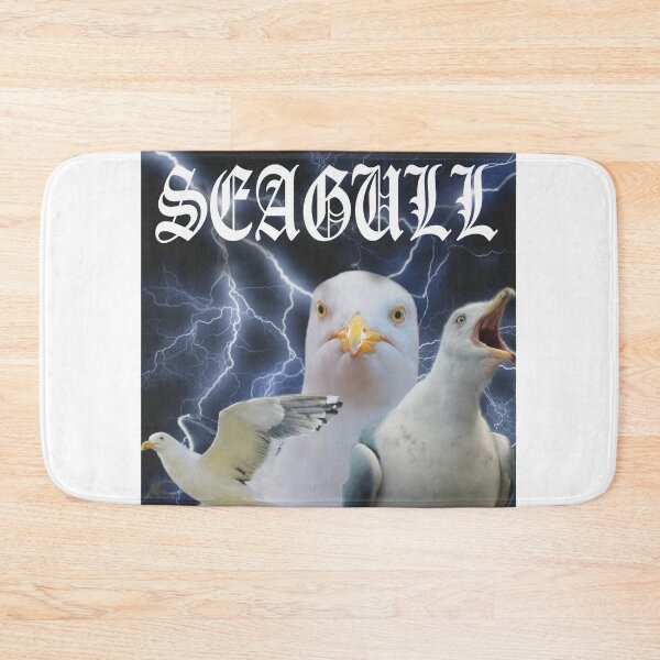 Item preview, Storm Seagull Metal Logo  designed and sold by KAMILANDOVAL.