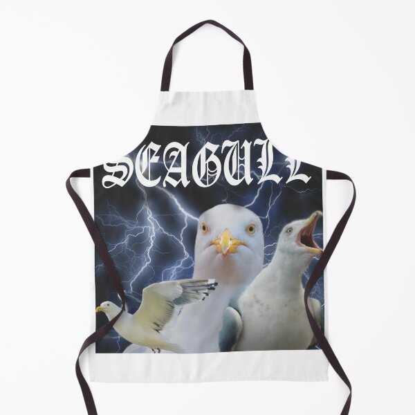 Item preview, Storm Seagull Metal Logo  designed and sold by KAMILANDOVAL.