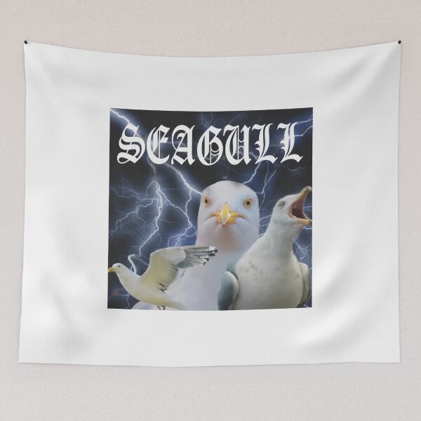 Item preview, Storm Seagull Metal Logo  designed and sold by KAMILANDOVAL.