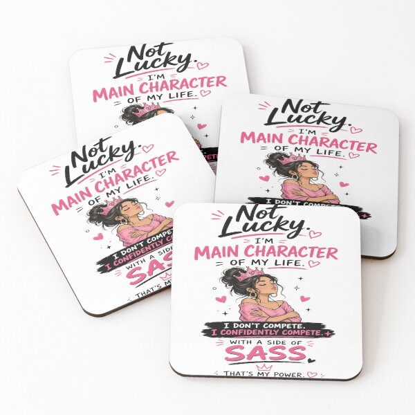 Item preview, Main Character Energy: Not Lucky I’m Capable Crown Sassy Queen Graphic designed and sold by Sushikidsntoddlers.
