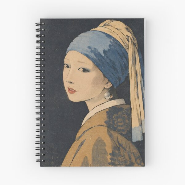 Item preview, Girl with a Pearl Earring in Japanese Ukiyo-e Style designed and sold by theartmess.